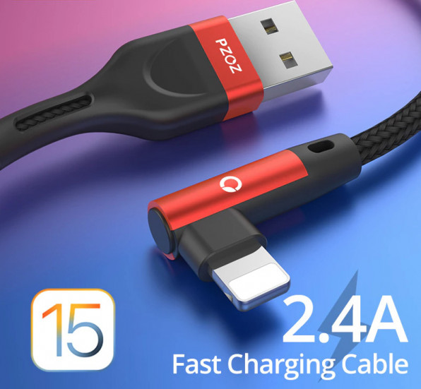 Г-образный кабель lightning для iPhone